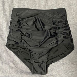 Shapermint Empetua Slimming Ruched Swim Bottoms